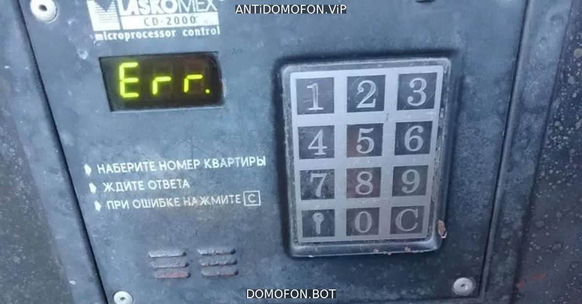 Код для открытия подъезда Владимир